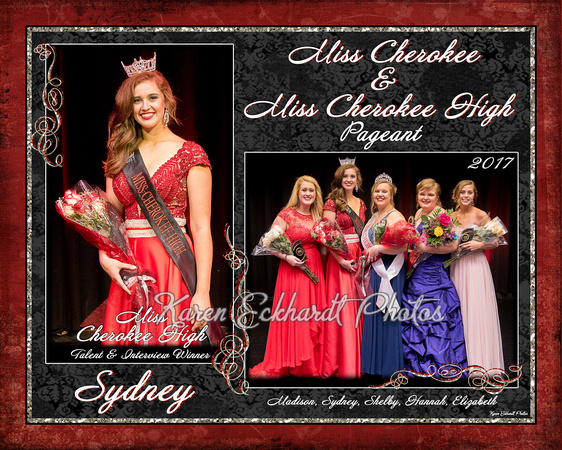 8x10 Miss Cherokee Sydney 2017