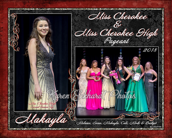 8x10 Miss Cherokee Makayla 2018