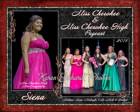 8x10 Miss Cherokee Siena 2018