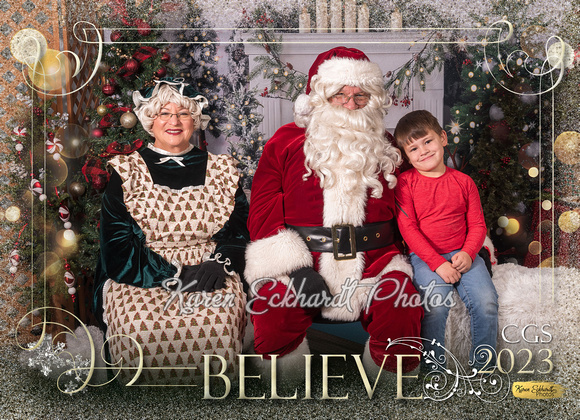 5x7 #11 Believe CGS Santa Photos 2023 - 1