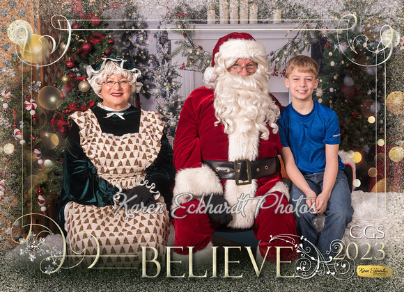 5x7 #16 Believe CGS Santa Photos 2023 - 1