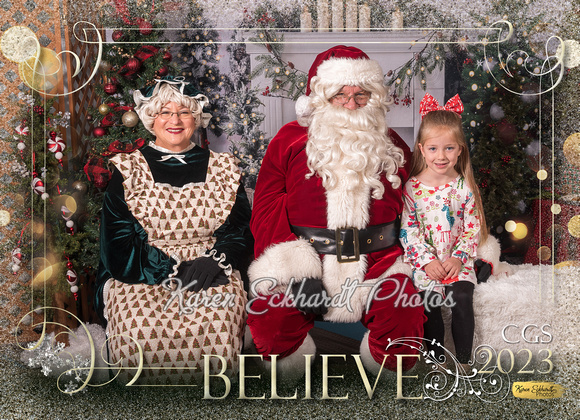 5x7 #19 Believe CGS Santa Photos 2023 - 1