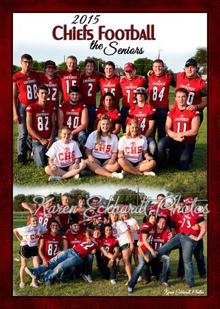 5x7 Senior Football Collage 2015