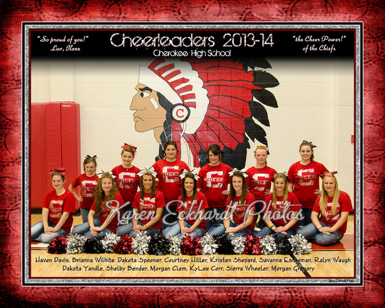 8x10 CHS Cheerleaders 2013-14