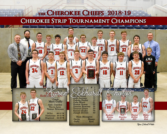 8x10 CHS BB Boys Cherokee Strip 2018-19