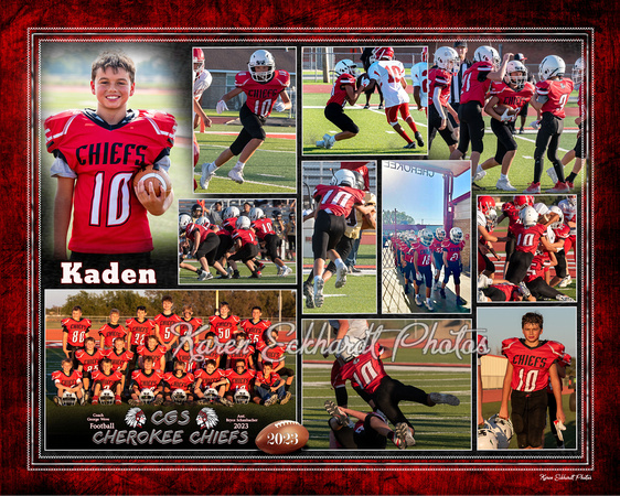 16x20 Littlefield_ KadenCGS Chiefs FB Collage 2023