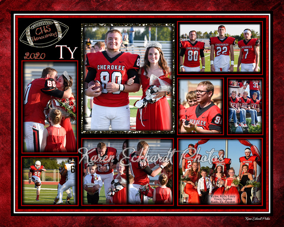 8x10  Ty #80 Homecoming 2020 collage