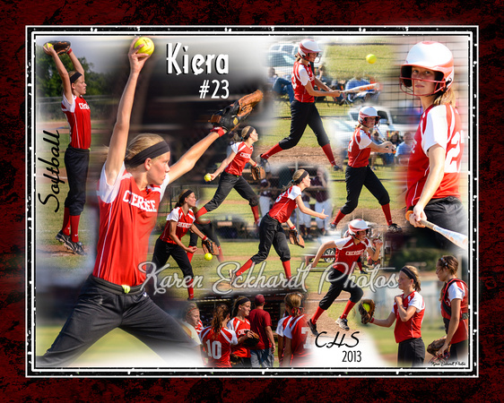 8x10 Kiera Softball 2013