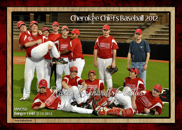 5x7 fun baseball 2012 team pic